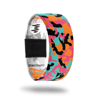 Alamo City-Sold Out-ZOX - This item is sold out and will not be restocked. Teal,eal, pink, black and orange came. The inside is grey and white camo and reads Alamo City. 