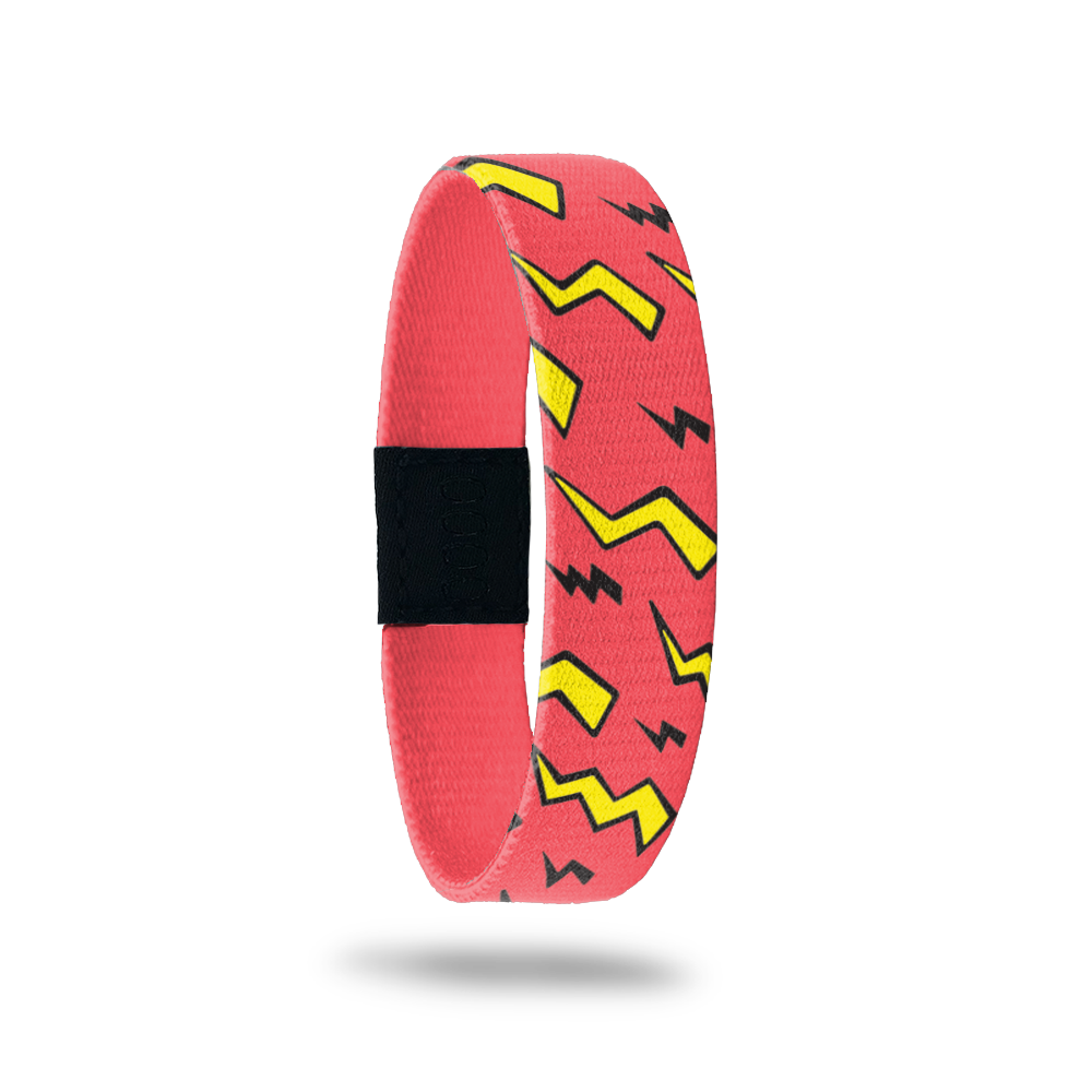 Better Days Ahead-Sold Out - Singles-ZOX - This item is sold out and will not be restocked. Bright red with yellow and black lightning bolts all over. Inside is solid red and says Better Days Ahead. 