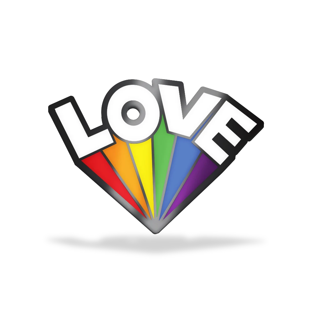 Rainbow Love Charm
