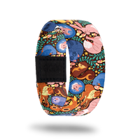 Animal Instinct-Sold Out-ZOX - This item is sold out and will not be restocked. Part of the Amigos mini collection. Has multicolored squirrels, tigers and rabbits all over. Inside reads Animal Instinct.