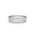 Front design of Just Breathe silver ring with sketched in text ‘Just Breathe’